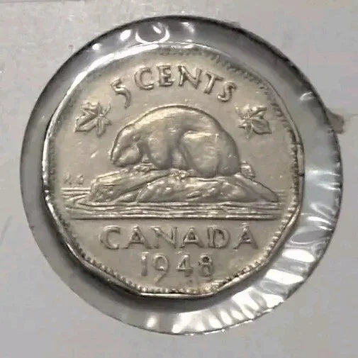1946 1947 1948 Canada Five Cent 5c LOT OF 3 NICKELS - NumisFind
