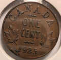 1925 Canada 1 Cent Coin - KEY DATE ! - F-15 - NumisFind