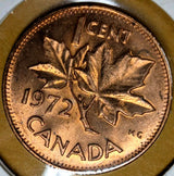 Canada 1972 BU Small Cent Penny. - NumisFind