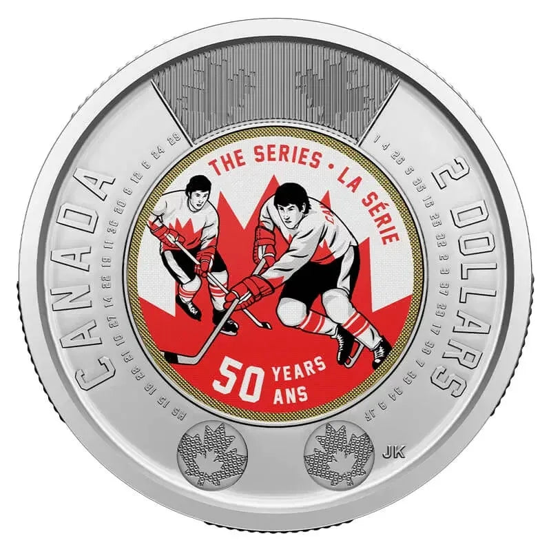 2022 Summit Hockey Serie Toonie $2 Color Canada Special Wrap RCM Roll - 25 coins - NumisFind