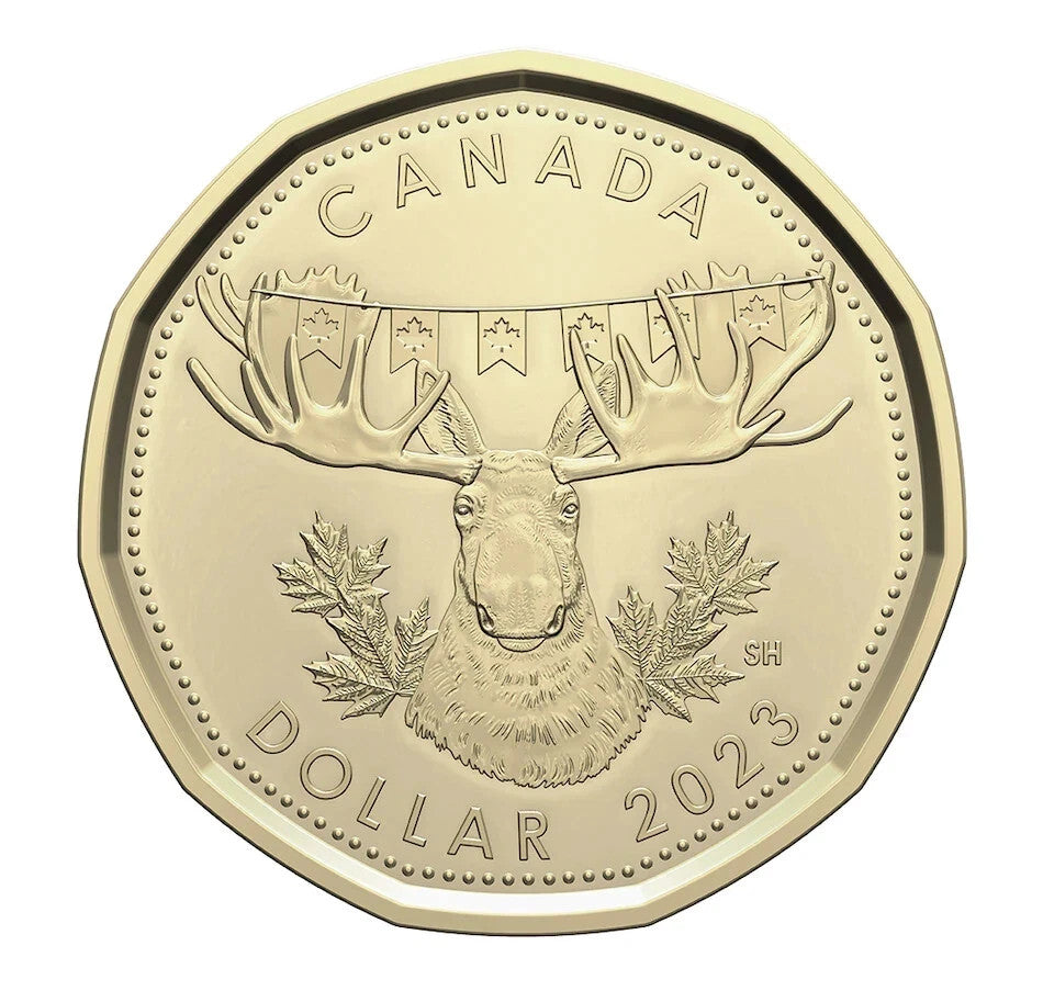 2023 Canada Uncirculated  5 coin SET - O Canada - special loon obverse & reverse1