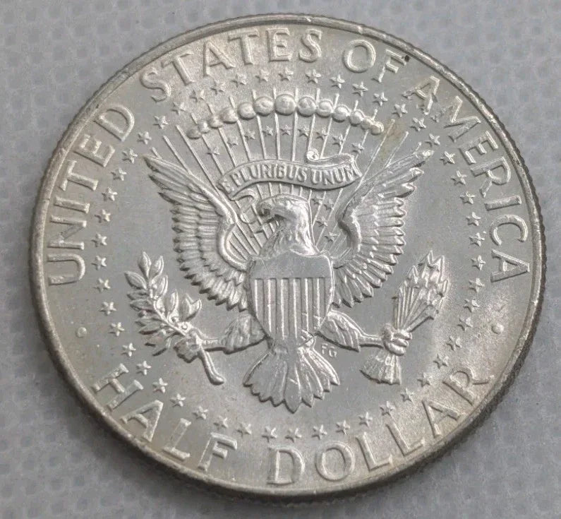 50 Cents USA 1964 Half Dollar 90% Silver Coin uncirculated UNC - NumisFind