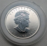 2011 Canada $5 Silver Maple Leaf Coin .9999 Pure 1 oz Fine Silver Bullion - NumisFind
