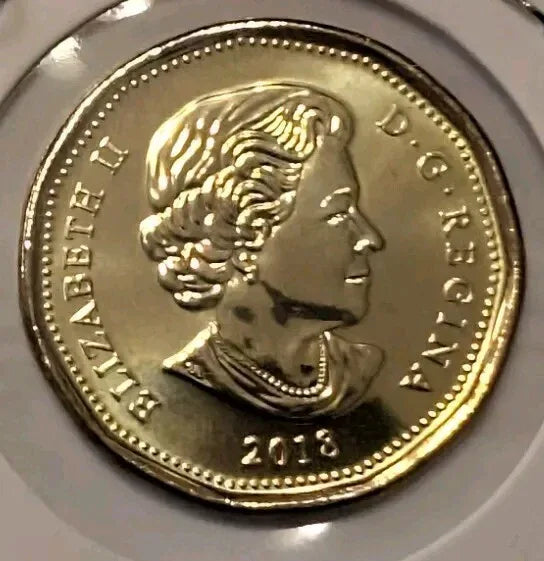 DOUBLE ERROR - Die Chip On The Tree And RRC - #4354 And #4355- 2018 Canada 1$ BU - NumisFind