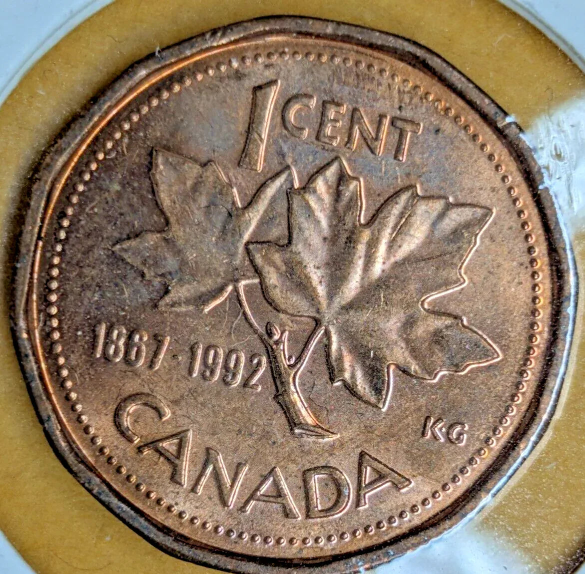 1992 Canada one cent penny - AU - NumisFind