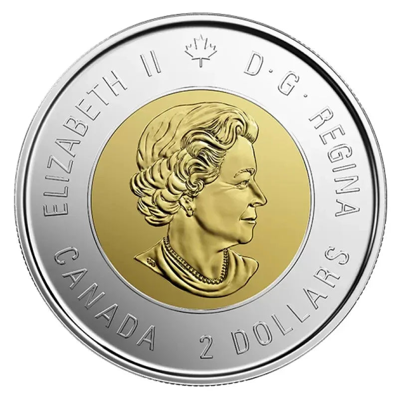CANADA 2019 Dday coloured $2 brilliant uncirculated coin Toonie from mint roll - NumisFind