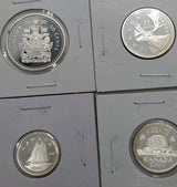 2000 Canada Proof 5c 10c 25c & 50c Silver Heavy Cameo Coins From RCM Set - NumisFind