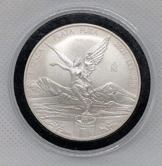 2021 1 Oz Onza Ley 999 SILVER MEXICO Libertad Plata Pura Coin Round UNC - NumisFind