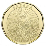 BU Canada 18962021 Klondike Gold Rush Uncoloured $1 dollar loonie coin - NumisFind