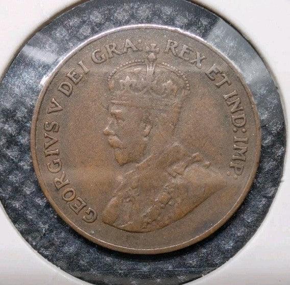 1925 Canada 1 Cent Coin KEY DATE ! VG8 - NumisFind