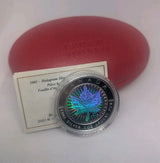 2001 $5 Maple of Good Fortune - 1 oz. Pure Silver Hologram Coin - Perfect condit - NumisFind