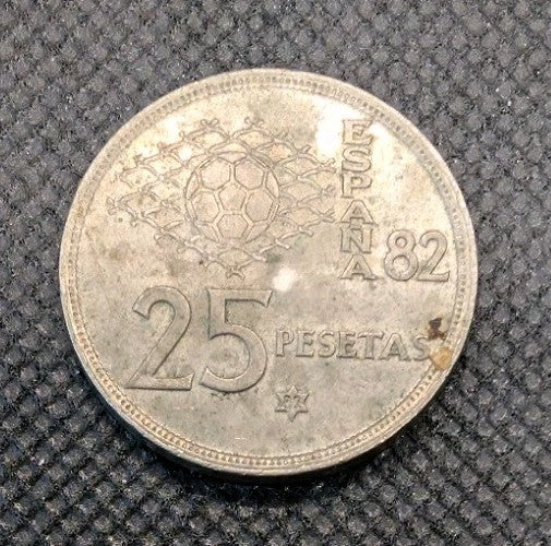 1980 SPAIN 25 PESETAS0
