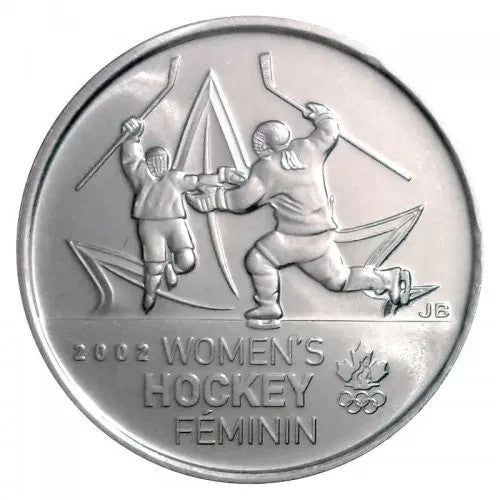 Canada 2009 25 cents Women's Hockey UNC -  BU Canadian Quarter 0