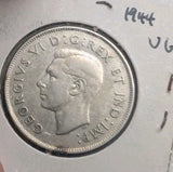 1944 Canada King George VI Silver 50 Cents Half Dollar Coin - VG Nice Patina! - NumisFind