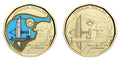 2022 Canada Alexander Bell $1 Loonie Coin, Colored & Non-Colored, UNC - NumisFind