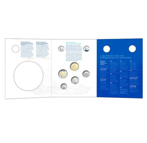 2021 Canada 100th anniv of Bluenose keepsake collector 7 coin set5