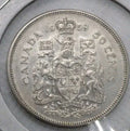 1959 Canadian 50 Cents .800 Silver Half Dollar Queen Elizabeth II UNC - NumisFind