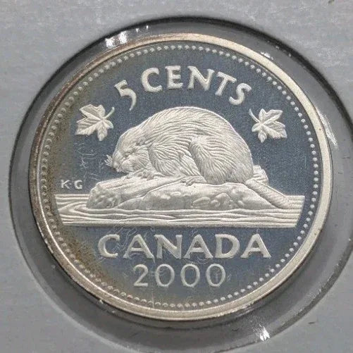 2000 Canada Proof 5c 10c 25c & 50c Silver Heavy Cameo Coins From RCM Set - NumisFind