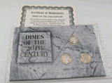 Dimes Of The 20th Century-Barber, Mercury, Roosevelt0