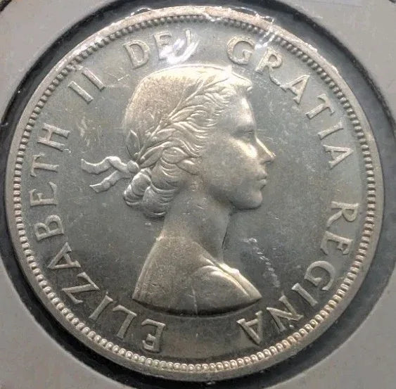 1958 Canada Silver Dollar - British Colombia - Elizabeth II - 0.8 Silver - Unc - NumisFind