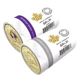 Canada 2022 Oscar Peterson 1 Dollar Non & Coloured Canadian Loonie mint rolls0