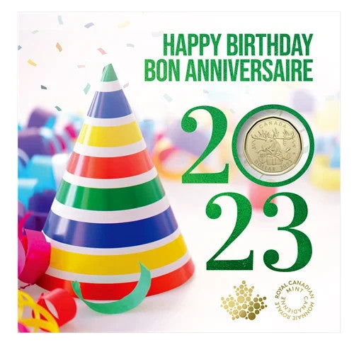 2023 Canada Happy Birthday 5-Coin Gift Set with Special Edition Birthday Loonie0