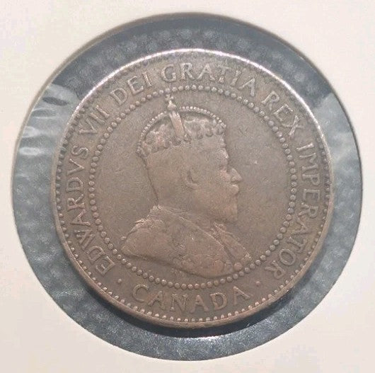 CANADA - 1910 Large Canadian 1 Cent Penny - G-41