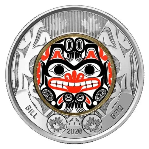 Canada $2 Dollars Coin, | Bill REID | Haida Grizzly Art Toonie, 2020 - NumisFind