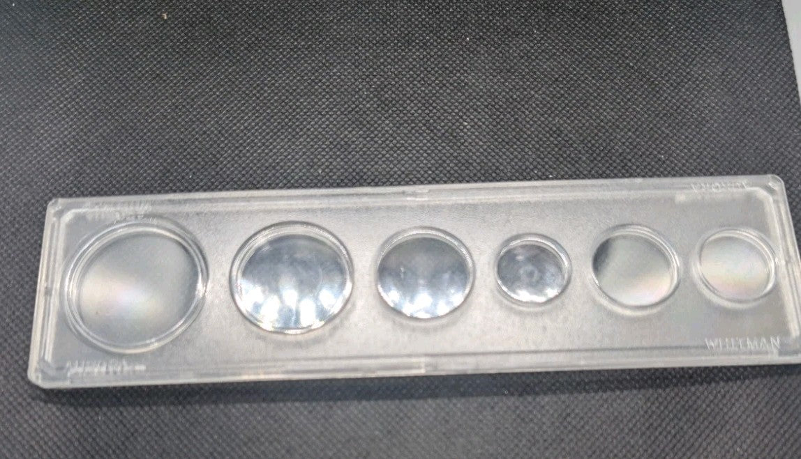Whitman Proof Set 6 Coin Holder 1c, 5c, 10c, 25c, 50c, $1 Candian coin 1968-19860