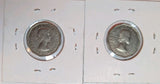 Lot of 1955, 1956 Canada Nickel Five Cents Coins. 5 Cents 5c - NumisFind