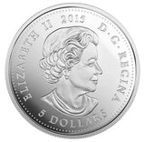 2015 $5 Today's Monarch, Yesteryear's Princess - Pure Silver Coin1