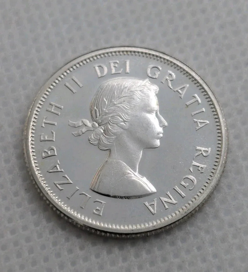 Silver 1964 Canada 25 Cents BU UNC Silver - NumisFind