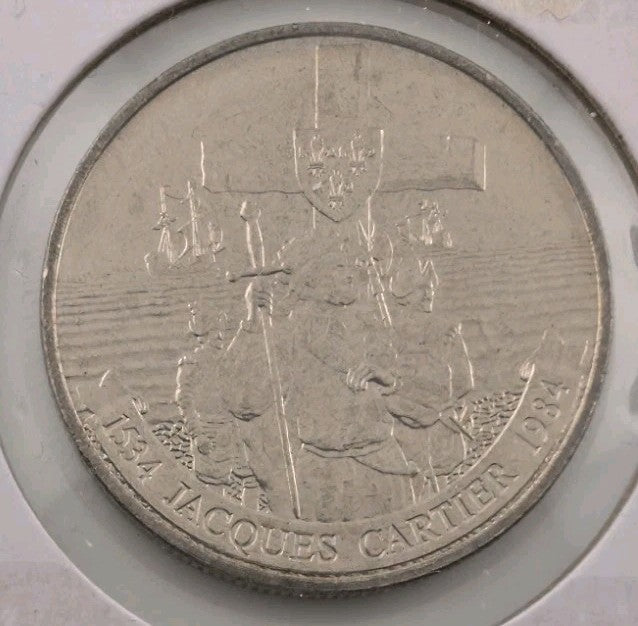Canada 1984 Jacques Cartier BU UNC Uncirculated Dollar!!0