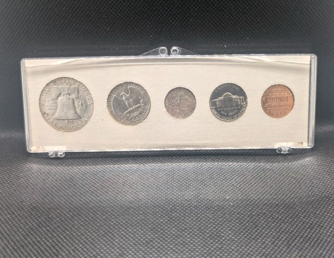USA 1961 Silver Coins Year Set Uncirculated  w/90% Silver mint set US1