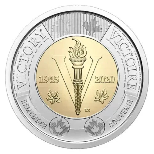 2020 WWII Victory Toonie set of 2 Special Wrap Roll Canada 2x25x2$ - NumisFind