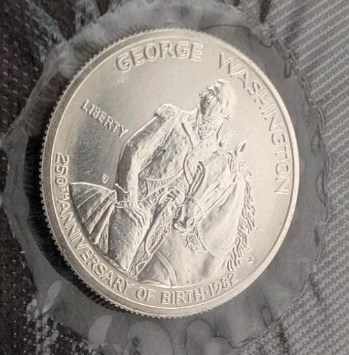 1982-D George Washington Commemorative Half Dollar Proof 50C 90% SIlver US Coin1