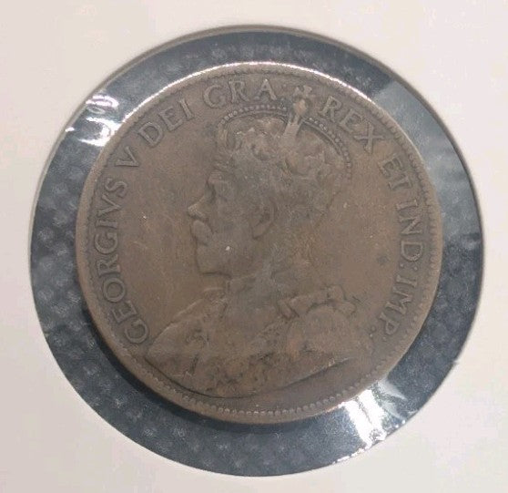 CANADA - 1914 Large Canadian 1 Cent Penny - G-41