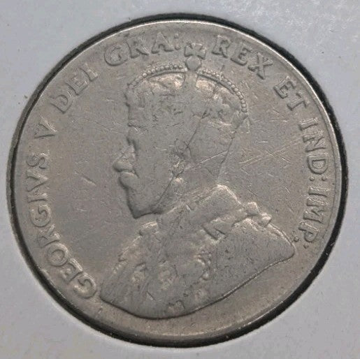 Canada Nickel 5 Cents 1927 - Circulated - Shipping Low Cost1