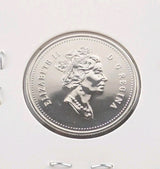 1992 Canada PROOF Caribou Twenty-Five Cents Quarter Coin. MINT UNC 25 Cents1