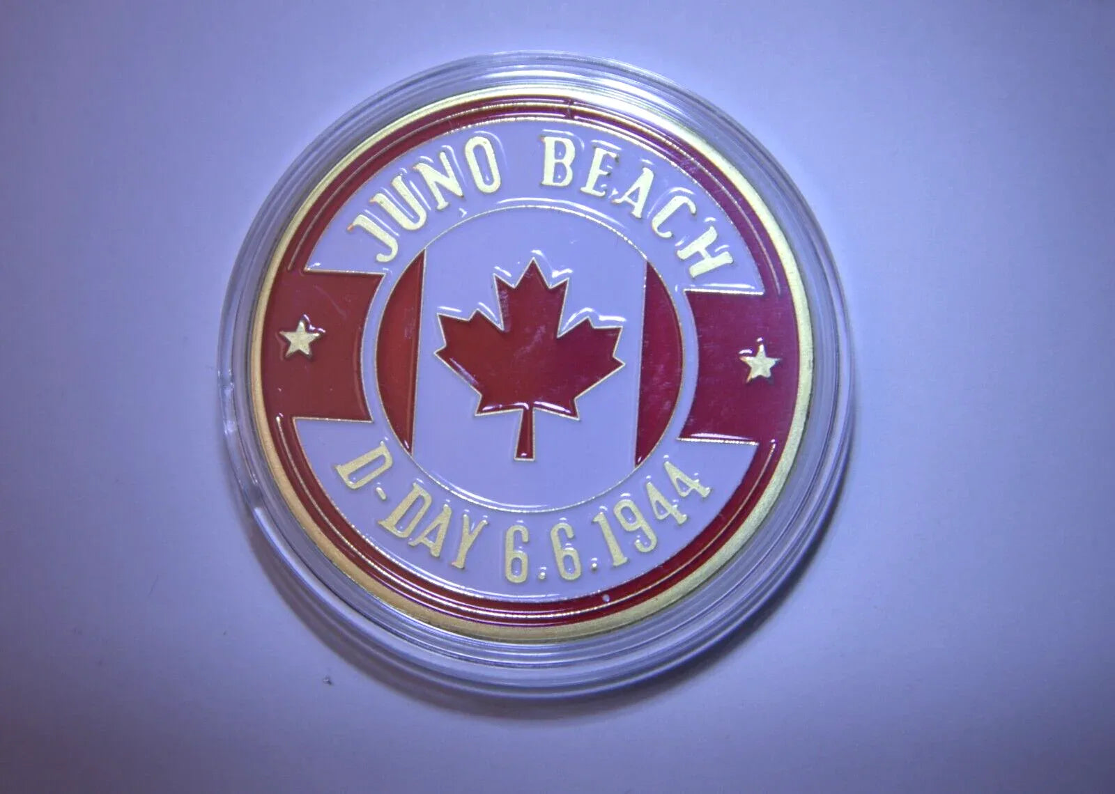1944 D.Day Juno Beach of Normandy Coin Great Canadian Army Medal - NumisFind