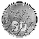 2021 CANADA CANADIAN SNOWBIRDS 50th ANNIVERSARY 5$ 99.99% PURE SILVER COIN - NumisFind