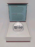 18672017 CIBC 150th Anniversary 1oz .9999 Silver In Box - NumisFind
