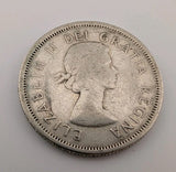 Canada 1961 25 Cents 25c Canadian Caribou Quarter Coin - 80% Silver - ASW .150oz1