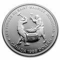 1988 - 1 Dollar - Silver Coin - Canada - Saint-Maurice Ironworks - Proof - NumisFind