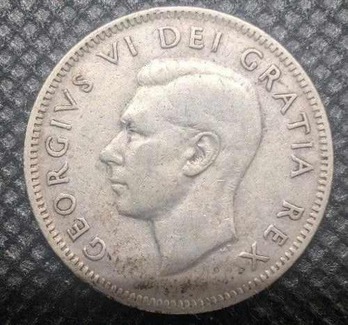 Canada 1949 25 Cents 25c Canadian Caribou Quarter Coin - 80% Silver - ASW .150oz - NumisFind