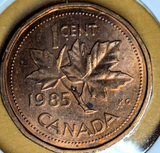 1985 Canada one cent penny - AU0