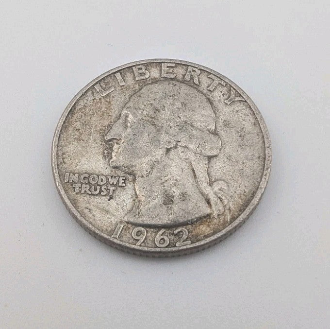 1962 25C Liberty Quarter Dollar Us Silver Coin Circ0