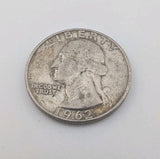 1962 25C Liberty Quarter Dollar Us Silver Coin Circ0