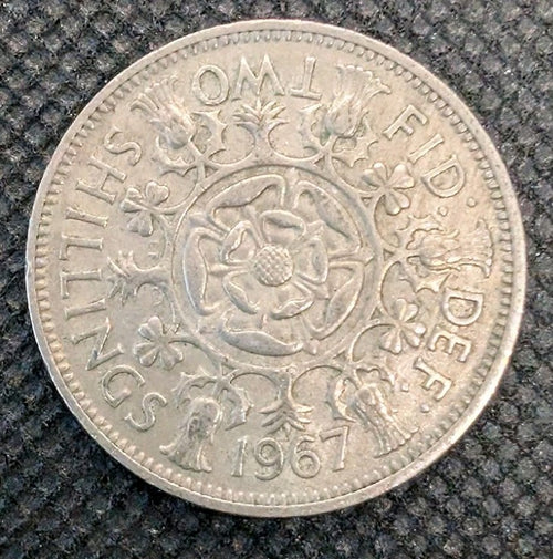 1962   British Two Shilling Coin0