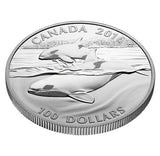 2016 $100 for $100 Orca Whale - Pure Silver Coin2